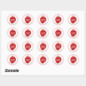 Étiquette de conserves de fraises pour entreprise  (Feuille)