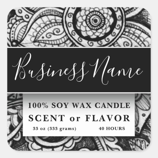 Étiquette de contenants alimentaires Ethnic Exotic (Devant)