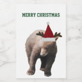 Étiquette de conteneur alimentaire 2x3 de l'ourson (Étiquettes simples)