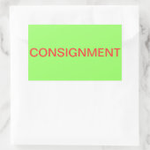 Étiquette de contrôle du stock de la convention (Sac)