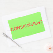 Étiquette de contrôle du stock de la convention (Enveloppe)