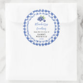 Étiquette de Cookie aux Bleuets Maison (Sac)