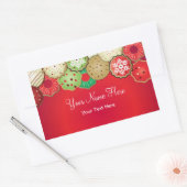Étiquette de cookies de Noël (Enveloppe)