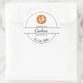Étiquette de cookies maison simple (Sac)