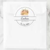 Étiquette de cookies maison simple (Sac)