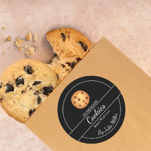 Étiquette de cookies maison simple