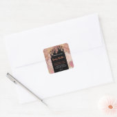 Étiquette de corps d'aquarelle glitore moderne (Enveloppe)
