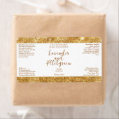 Étiquette de cosmétique de luxe - Parties scintill (En situation)