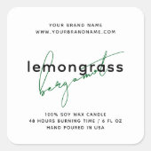 Étiquette de cosmétiques modernes d'emballage (Devant)