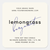 Étiquette de cosmétiques modernes d'emballage (Devant)