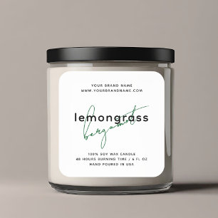 Étiquette de cosmétiques modernes d'emballage