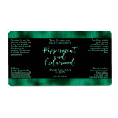 Étiquette de cosmétiques ou d'emballage de savon - (Devant)