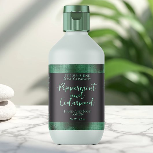 Étiquette de cosmétiques ou d'emballage de savon -