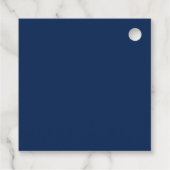 Étiquette de couleur de fond modifiable Brodé avec (Dos)