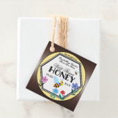 Étiquette de couvercle de pot de miel personnalisé (En situation)