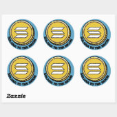 Étiquette de crypto cadeau SOLANA TO MOON pour pet (Feuille)