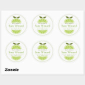 Étiquette de cuisine Barres de citron vert maison (Feuille)