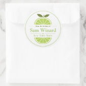 Étiquette de cuisine Barres de citron vert maison (Sac)