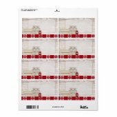 Étiquette de cuisine de grand-mère (Feuille entière)