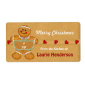 Étiquette de cuisine modèle (Devant)