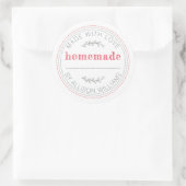 Étiquette de cuisine moderne artisanale rustique (Sac)