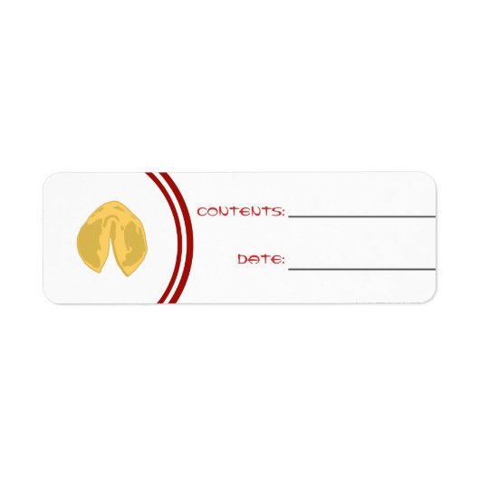 Étiquette de cuisine - Sortir de nourriture - Fort (Devant)