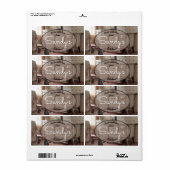 Étiquette de cuisine vintage (Feuille entière)