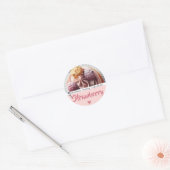 Étiquette de cuisson Modèle photo Cupcake rose (Enveloppe)