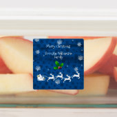 Étiquette de cuisson Père Noël Bleu (Apposé)
