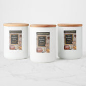 Étiquette de cuisson personnalisable Inscrivez vot (Bouteilles)