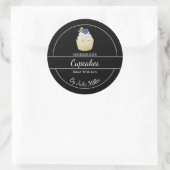 Étiquette de Cupcakes Faits Maison Simples (Sac)