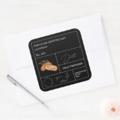 Étiquette de date d'apposition (Enveloppe)