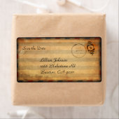 Étiquette de date de sauvegarde personnalisable Za (En situation)