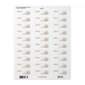 Étiquette de date d'œuf emballé à la date (Feuille entière)