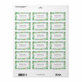 ÉTIQUETTE DE DÉCOUPAGE FLEURIER ET LÉMON CUT (Feuille entière)