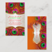 étiquette de découpe PixDezines psychédélique paon (Devant / Derrière)