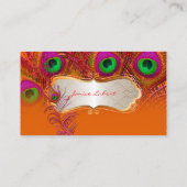 étiquette de découpe PixDezines psychédélique paon (Dos)