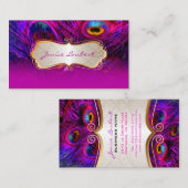 étiquette de découpe PixDezines psychédélique paon (Devant / Derrière)