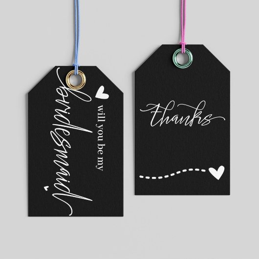 Étiquette de demande de témoin de mariage