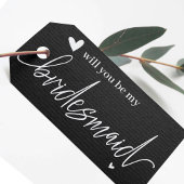 Étiquette de demande de témoin de mariage