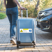 Étiquette de démarrage de l'équipement d'avertisse (Valise Insitu)