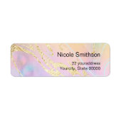 étiquette de design abstrait (Devant)