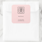 Étiquette de désinfectant pour les mains avec logo (Sac)
