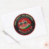 Étiquette de dessin de pastèque (Enveloppe)