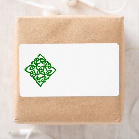 Étiquette de diamant celtique (En situation)