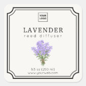 Étiquette de diffuseur de lavande (Devant)