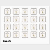 Étiquette de diffuseur de parfum White Lily (Feuille)