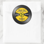 Étiquette de disque 45 tours de vinyle pour fête d (Sac)