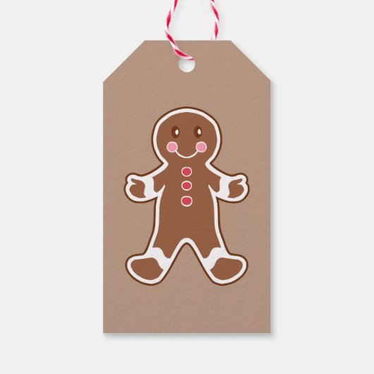 Étiquette de don de biscuits de Noël personnalisée (Dos)