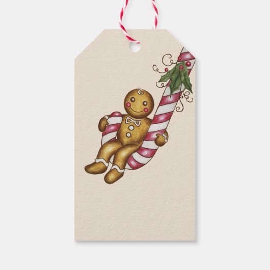 Étiquette de don de biscuits de Noël personnalisée (Dos)
